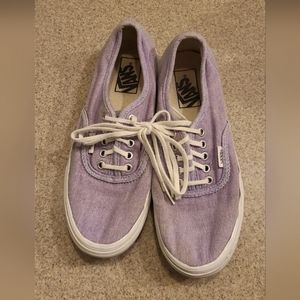 Purple Vans Shoes Off the Wall (Men's 5.5 / Woman's 7) Slip-ons Causual Walking